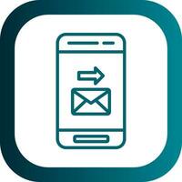Send Mail  Vector Icon Design