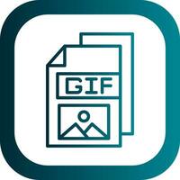 Gif  Vector Icon Design