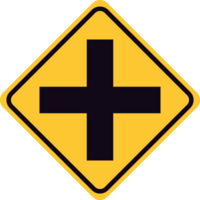 Traffic road sign design png