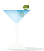 Cocktail glass, Colorful cocktail , Simple icon of cocktail png