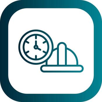 Working Hours  Vector Icon Design