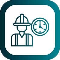 Working  Vector Icon Design