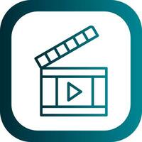 Clapperboard  Vector Icon Design