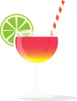 cocktail bicchiere, colorato cocktail , semplice icona di cocktail png