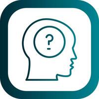 Mental Disorder Vector Icon Design