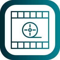 Film Reel  Vector Icon Design