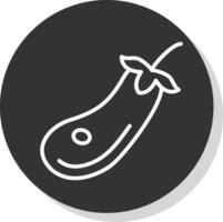 Eggplant Vector Icon Design