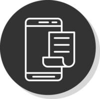 Mobile File  Vector Icon Design