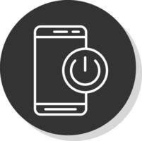 Mobile On Off  Vector Icon Design