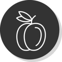 Peach Vector Icon Design