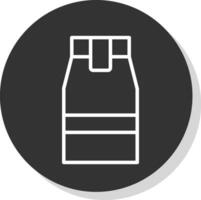 Milk Bottle Vector Icon Design