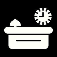 Customer Service Counter Vector Icon