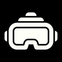 Virtual Reality Headset Vector Icon
