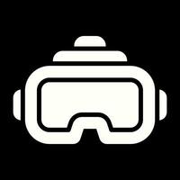 Virtual Reality Headset Vector Icon