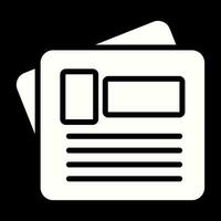 Newspaper Vector Icon