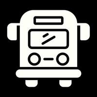 icono de vector de bus