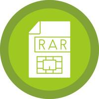 Rar  Vector Icon Design