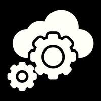 Cloud Orchestration Vector Icon