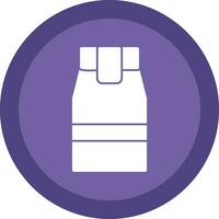 Milk Bottle Vector Icon Design