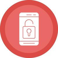 Mobile Unlock  Vector Icon Design