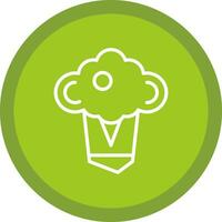 Broccoli Vector Icon Design