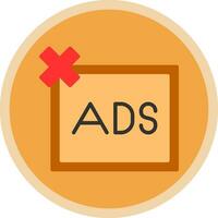Remove ads  Vector Icon Design