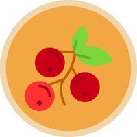 Cranberry Vector Icon Design