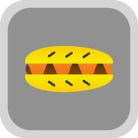 Hot Dog Vector Icon Design