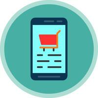 Shopping Cart  Vector Icon Design