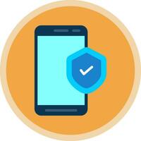 Mobile Security  Vector Icon Design