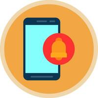 Mobile Alert  Vector Icon Design