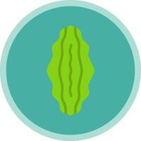 Bitter Melon Vector Icon Design