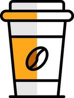 Coffee Cup Vector Icon Design