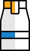 Milk Bottle Vector Icon Design