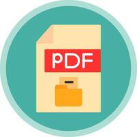 pdf vector icono diseño