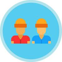 Workers  Vector Icon Design