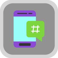 Hastag  Vector Icon Design