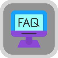 Faq  Vector Icon Design