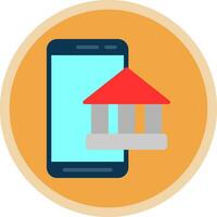 Mobile Banking  Vector Icon Design
