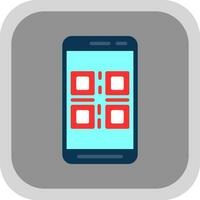 qr código vector icono diseño