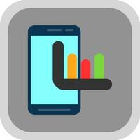 Stock Chart  Vector Icon Design