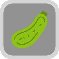 CourgetteZucchini Vector Icon Design