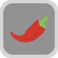 Red Chili Vector Icon Design