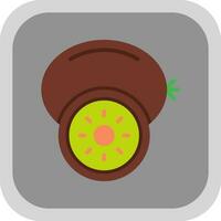 diseño de icono de vector de kiwi