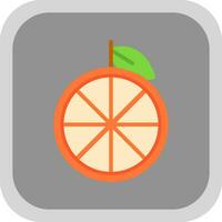 Mandarin Vector Icon Design