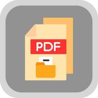 pdf vector icono diseño