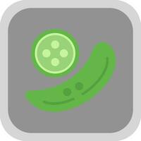 diseño de icono de vector de pepino