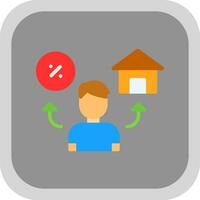 Mortgage Vector Icon Design