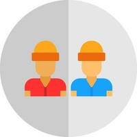 trabajadores vector icono diseño