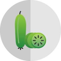 Cucumber Vector Icon Design